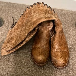 Bed|Stu Women’s Tall Boots in Tan